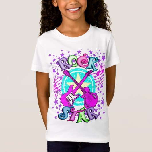 Girl's Rock Star shirt (Voorkant)