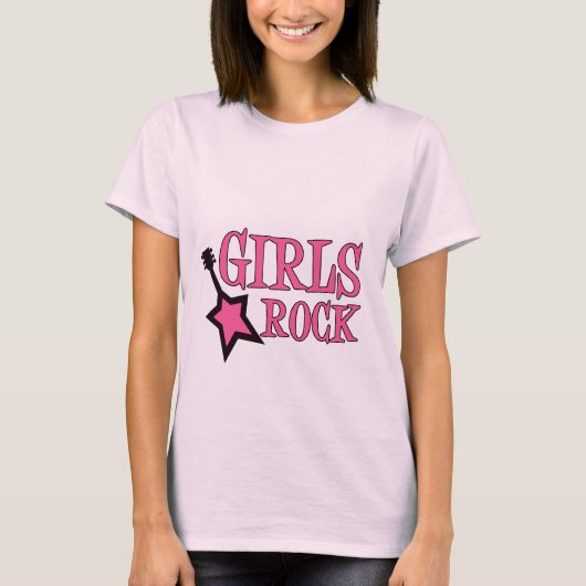 Girls Rock! T-shirt (Voorkant)