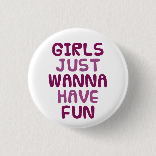 Girls Ronde Button 3,2 Cm (Voorkant)