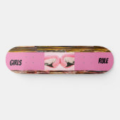 "Girls Rule", 8 1/4" Skateboard Deck (Horz)