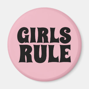 GIRLS RULE MAGNETS MAGNEET