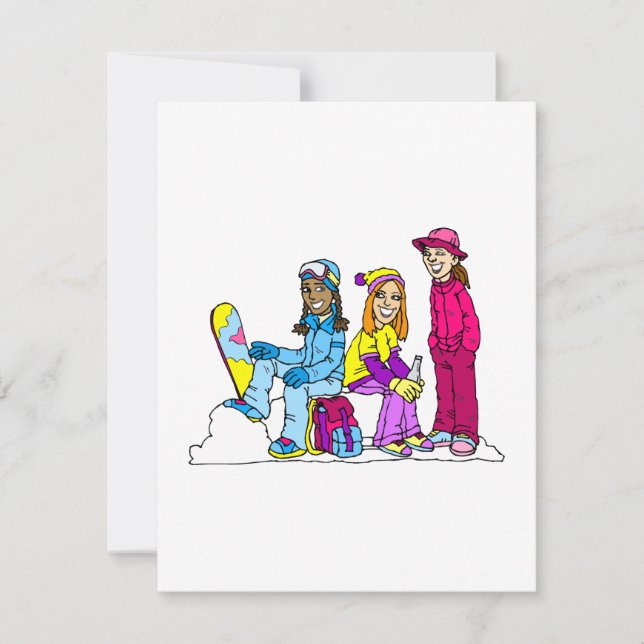 Girls Snowboarding Team (Voorkant)