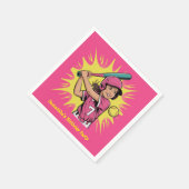 Girls Softball Birthday Party Servet (Hoek)