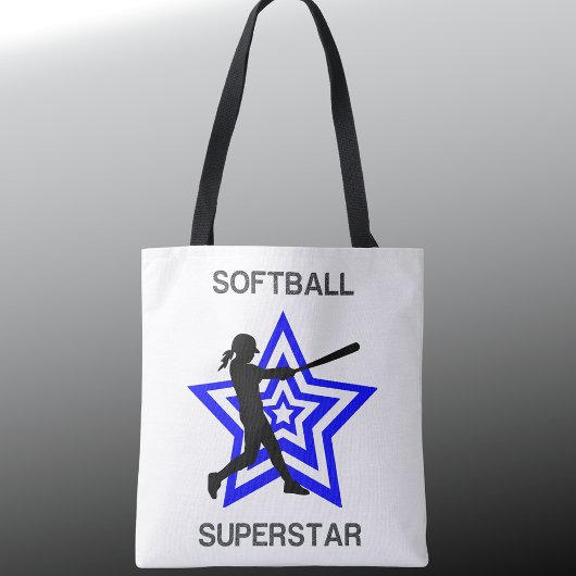 Girls Softball Superstar Custom Draagtas