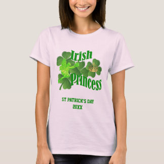 Girls St Patricks Day Irish Princess T-Shirt