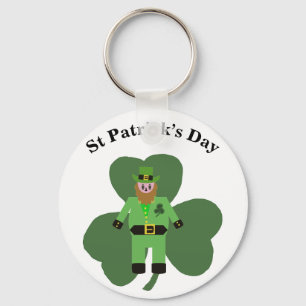 Girls St Patricks Day Leprechaun Sleutelhanger