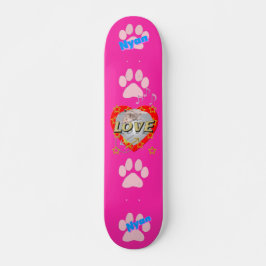 Girls Star ♡ LOVE Nyan Pink Skateboard