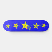 Girl's Stars Numéro 8 Skateboard (Horz)