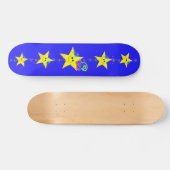 Girl's Stars Numéro 8 Skateboard (Horz)