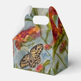 Girls Sweet Butterfly Birthday Favor Box Bedankdoosjes