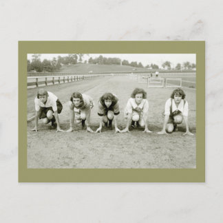 Girls Track, jaren 1920 Briefkaart