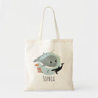 Girls Trendy Ocean Whale met Orca en Fish Kinder