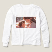Girls Tri-Blend Shirt - Moeder en kind (Voorkant)