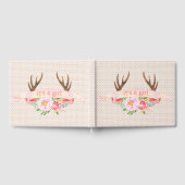 Girls Tribal Antler Boho Baby shower livre d'invit (Complet)
