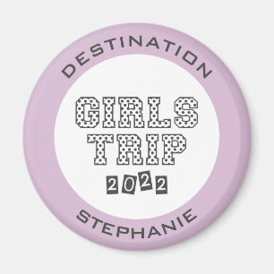 Girls Trip 2022 Girls Weekend Vacation Custom Magneet