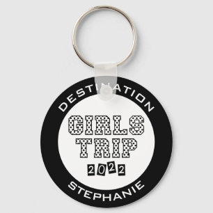 Girls Trip 2022 Girls Weekend Vacation Custom Sleutelhanger