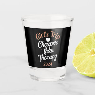 Girl's Trip 2024 goedkoper dan therapie vakantie Shot Glas