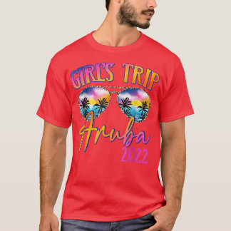 Girls Trip Aruba 2022 Sunglasses Summer Matching G T-shirt