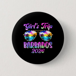 Girls Trip Barbados 2026 Summer Trip Weekend Ronde Button 5,7 Cm