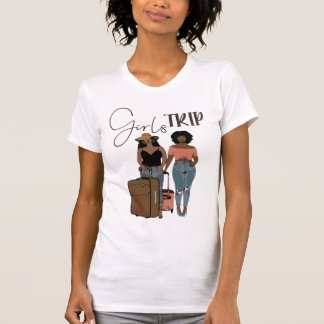 Girls Trip Black Love Travel African Afro T-shirt