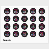Girls Trip New Orleans 2026 Squad Matching Outfit Ronde Sticker (Vel)