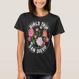 Girls Trip San Diego 2023 Women Weekend Birthday T-shirt
