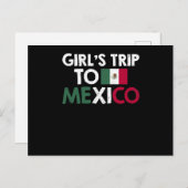 Girls Trip To Mexico Feestdagenkaart (Voorkant / Achterkant)