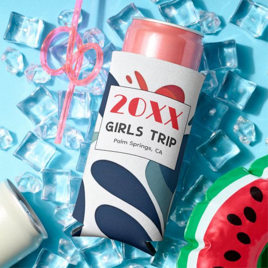 Girls Trip Vibes gepersonaliseerde Koelbox (Insitu Zomer)