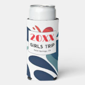 Girls Trip Vibes gepersonaliseerde Koelbox (Seltzer Voorkant)