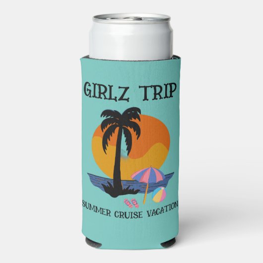 Girls trip zomervakantie, zomer (Seltzer Achterkant)