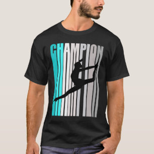 Girls Turquoise Dance Champion Dance Team T-shirt