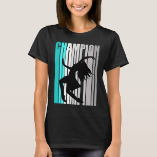 Girls Turquoise Dance Champion Musical Dancer T-shirt