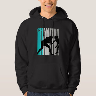 Girls Turquoise Wrestling Champion Wrestling Team Hoodie