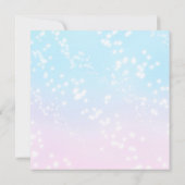 Girls Unicorn 7th Birthday Party Invitations (Dos)