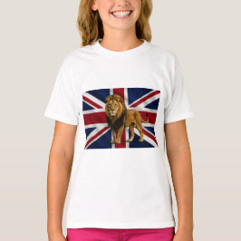 Girl's union jack t shirt