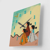 Girls Vierkante Klok (Hoek)