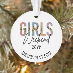Girls Weekend Cheetah Print Girls trip getaway