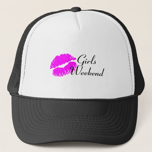 Girls Weekend (Kiss Blk) Trucker Pet (Voorkant)