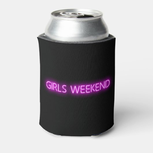 GIRLS WEEKEND Neon LED Sign Blikjeskoeler (Blikje Achterkant)