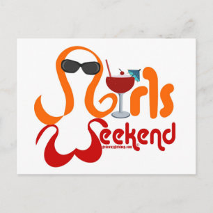 Girls Weekend Party Briefkaart