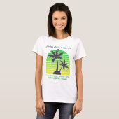 Girls Weekend Tee Customizable Beach Trip Group T-shirt (Voorkant volledig)