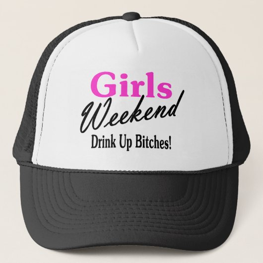 Girls Weekend Trucker Pet (Voorkant)