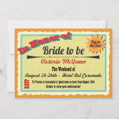 Girls Weekend Uitnodiging (Achterkant)