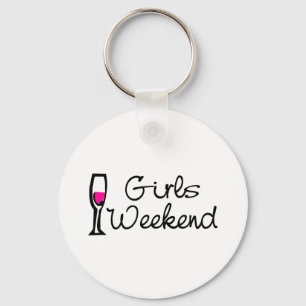 Girls Weekend Wine Sleutelhanger