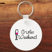 Girls Weekend Wine Sleutelhanger (Voorkant)