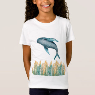 Girl's Whale Eco T-shirt
