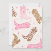 Girl's Wildest One in the West Uitnodiging (Achterkant)