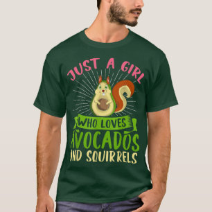 Girls Women Avocado Forest Dierenvriend Wildlife S T-shirt