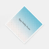 Girly Aqua Glam Dots             Servet (Hoek)