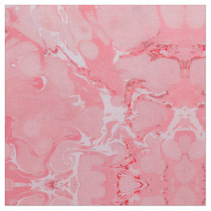 Girly Artsy Modern Roze Marmeren Stenen Patroon Stof